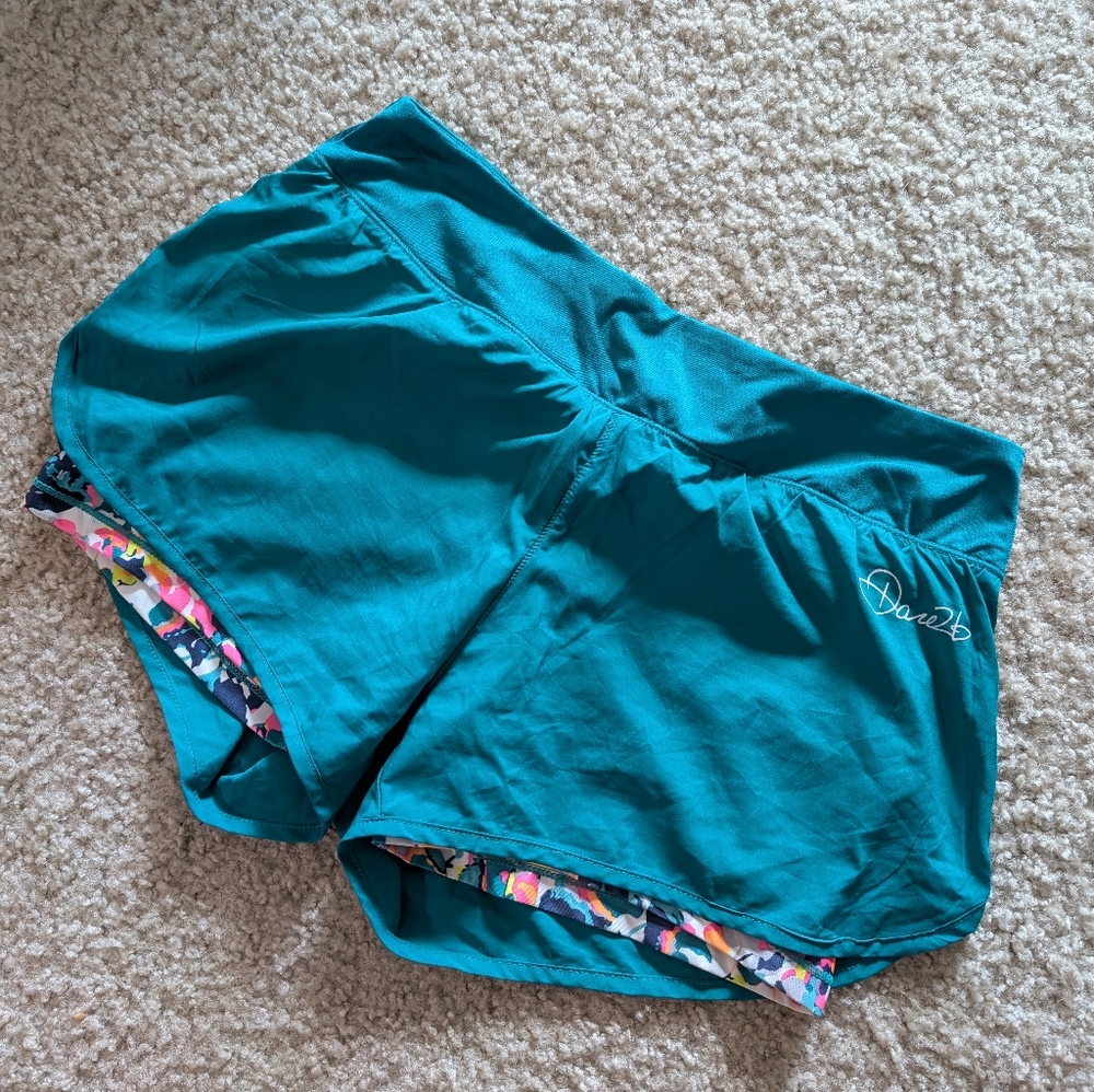 Athletic Shorts With Flower Bike Shorts Built In